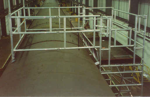 Roof guardrail system
